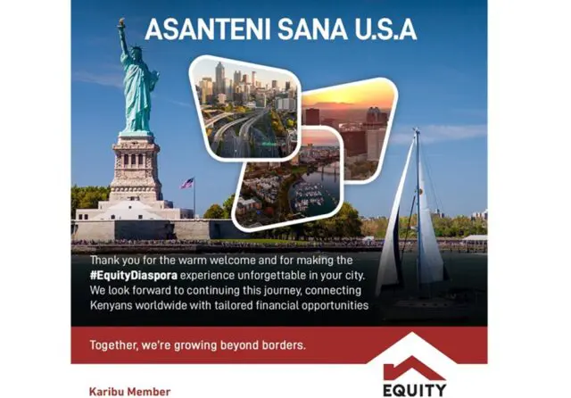 Equity Bank Diaspora Team Appreciation – Asanteni Sana U.S.A