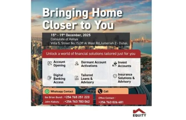 Equity Bank Brings Home Closer to You in Dubai 1 Equity Bank Brings Home Closer to You in Dubai