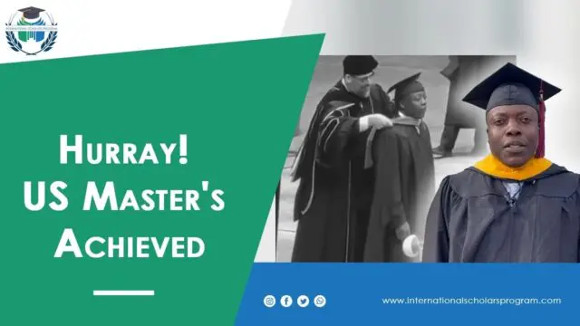 Kelvin Onyango’s Masters Graduation in the US Celebration