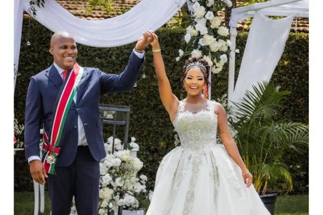 Uhuru’s Nephew Jomo Gecaga Marries Lola Hannigan in Style