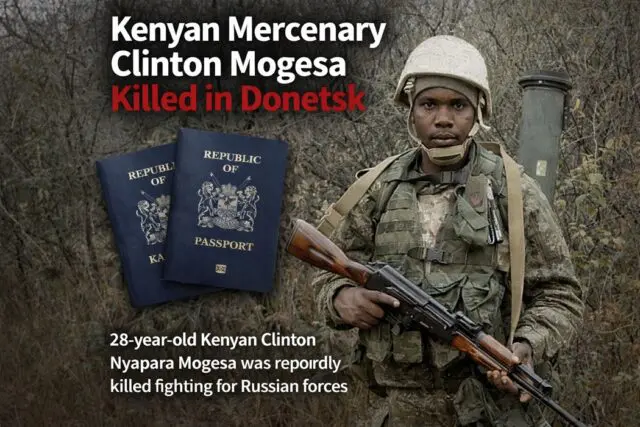 Kenyan Mercenary Killed in Ukraine: Clinton Mogesa's Story