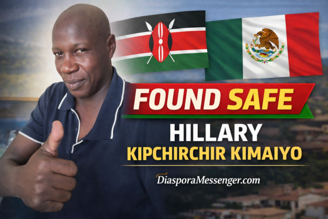 Hillary Kipchirchir Kimaiyo - Kenyan man missing in Mexico found