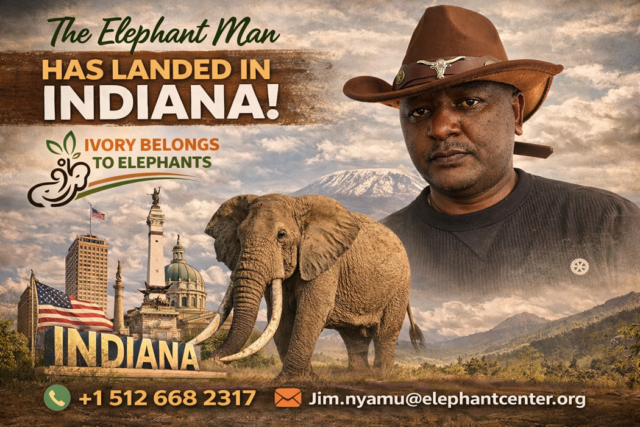 Jim Justus Nyamu, Kenya’s “Elephant Man,” Lands in Indiana