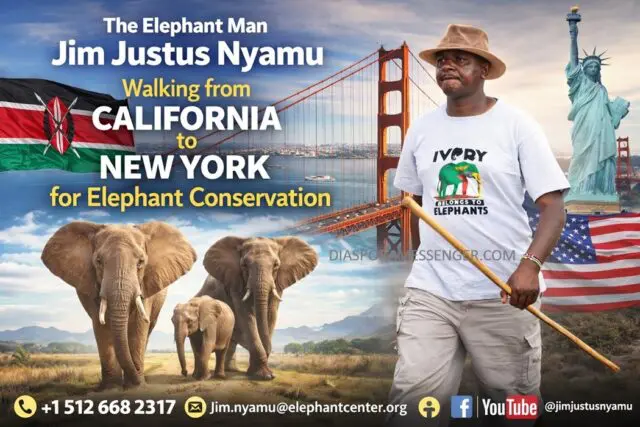 Kenyan ‘Elephant Man’ to Walk from California to New York