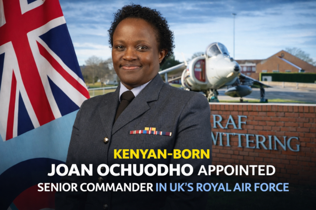 Joan Ochuodho Appointed Senior Commander in UK Air Force