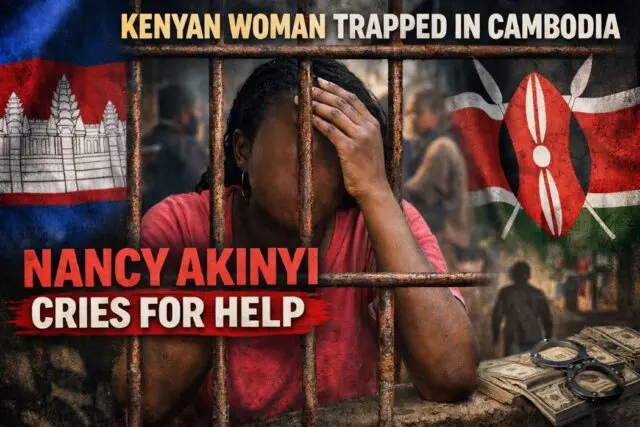Kenyan Woman Nancy Akinyi Held in Cambodia Cries Out