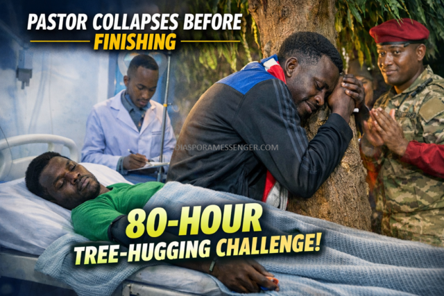 Pastor Irungu Collapses After 80-Hour Tree-Hugging Challenge
