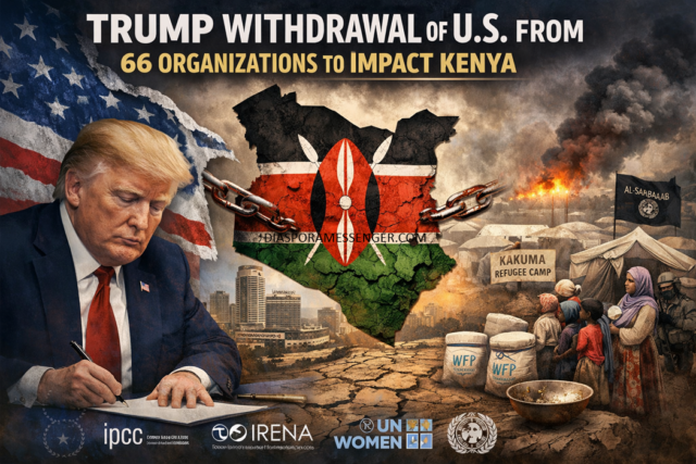 Trump Withdrawal of US from 66 Organisations to Impact Kenya