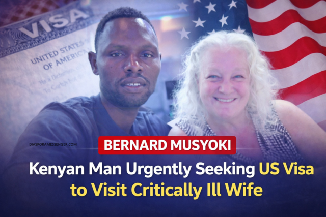 Kenyan Man Urgently Seeking US Visa to Reunite with Sick Wife