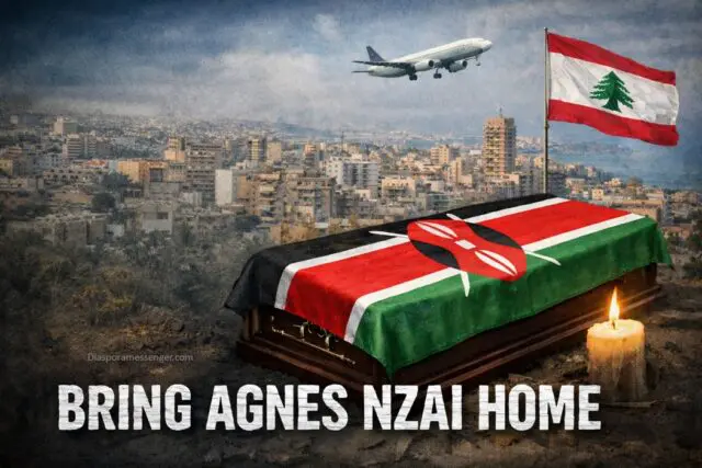 Body of Kenyan Diaspora Agnes Nzai Stranded in Lebanon
