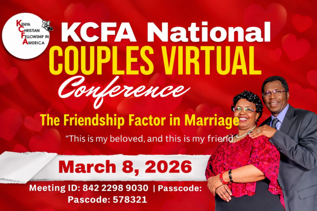 KCFA Couples Virtual Conference: Friendship Factor in Marriage