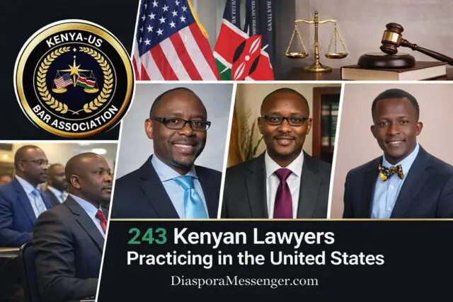 There Are 243 Kenyan Lawyers Practicing in America