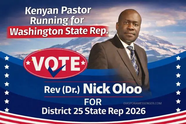 Kenyan Pastor Nick Oloo Runs for Leadership in Washington State