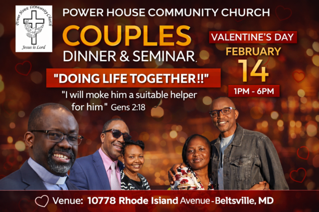 Power House Community Church Couples Dinner & Seminar 2026