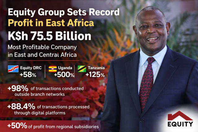 Equity Group Records Historic Profit Growth in East Africa 1 Equity Group Records Historic Profit Growth in East Africa
