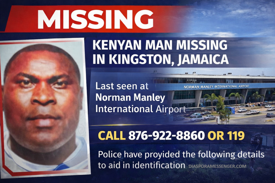 Kenyan Man Isaac Kimeu Missing in Kingston Jamaica Update 1 Kenyan Man Isaac Kimeu Missing in Kingston Jamaica Update