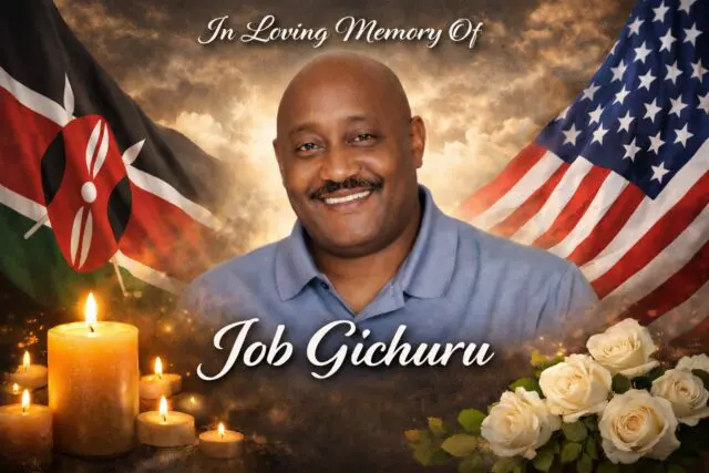 Kenyan Diaspora Grieves Job Gichuru of PCEA Neema Church MA