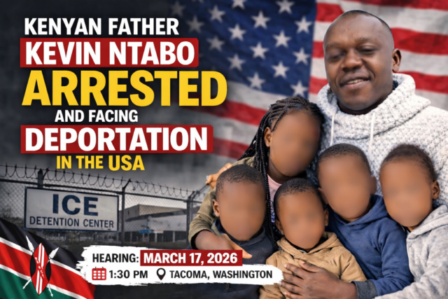 Kenyan Father Kevin Ntabo Arrested and Facing Deportation In US 1 Kenyan Father Kevin Ntabo Arrested and Facing Deportation In US
