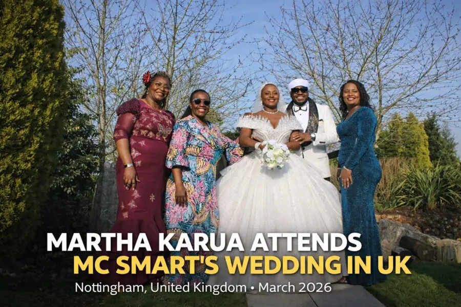 Martha Karua Graces MC Smart’s Colorful Wedding in the UK 1 Martha Karua Graces MC Smart’s Colorful Wedding in the UK