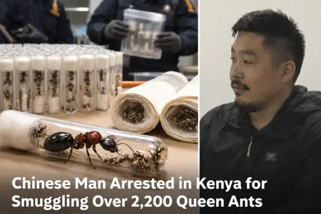 Chinese Man Arrested in Kenya for Smuggling 2,200 Queen Ants