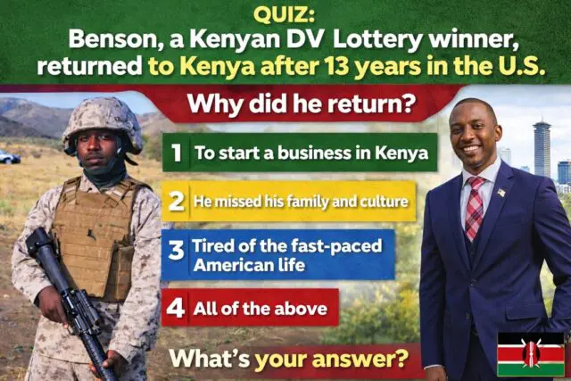 Kenyan Diaspora Story: DV Lottery Winner Returns to Kenya 2 Kenyan Diaspora Story: DV Lottery Winner Returns to Kenya