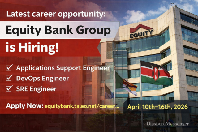 Latest Career Opportunities at Equity Bank Group Now Open