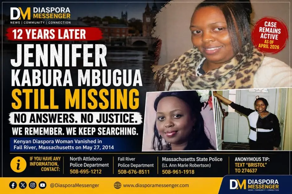 Updates: Jennifer Kabura Mbugua Still Missing 12 Years Later 1 Updates: Jennifer Kabura Mbugua Still Missing 12 Years Later