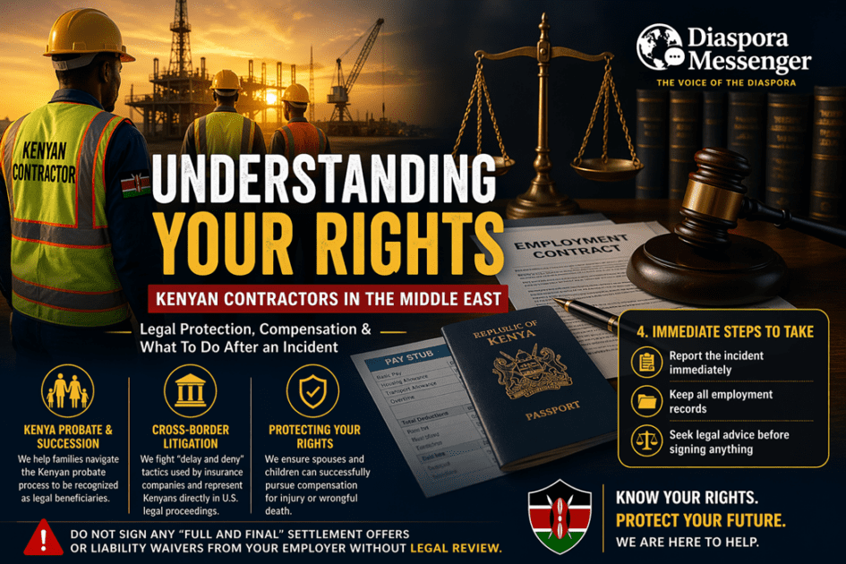 Know Your Rights: Kenyan Contractor's Guide in the Middle East 1 Know Your Rights: Kenyan Contractor's Guide in the Middle East