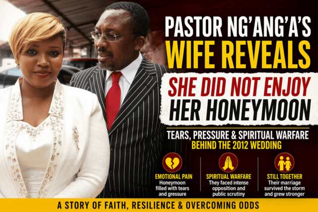 Pastor Ng’ang’a’s Wife Reveals She Did Not Enjoy Honeymoon 1 Pastor Ng’ang’a’s Wife Reveals She Did Not Enjoy Honeymoon