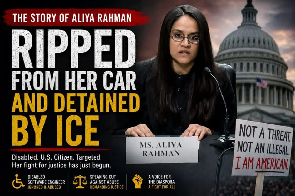 Shocking ICE Arrest Sparks Outrage: Aliya Rahman Sues DHS 1 Shocking ICE Arrest Sparks Outrage: Aliya Rahman Sues DHS