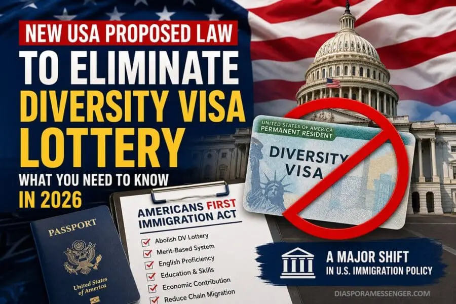 New US Bill Aims to End Diversity Visa Lottery Green Card 1 New US Bill Aims to End Diversity Visa Lottery Green Card