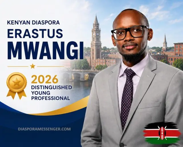 Kenyan Erastus Mwangi Named 2026 Distinguished Young Pro 1 Kenyan Erastus Mwangi Named 2026 Distinguished Young Pro