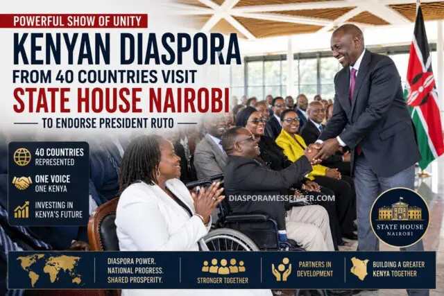 Kenyan Diaspora from 40 Countries Visits Ruto at State House 1 Kenyan Diaspora from 40 Countries Visits Ruto at State House
