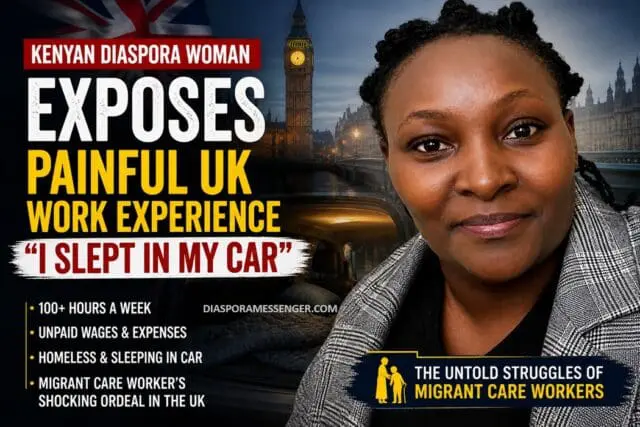 Kenyan Diaspora Woman Reveals UK's Harsh Work Reality 1 Kenyan Diaspora Woman Reveals UK's Harsh Work Reality