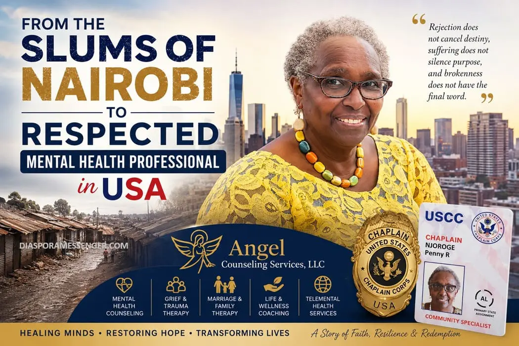 Inspiring: From Nairobi Slums to Mental Health Leader in USA 1 Inspiring: From Nairobi Slums to Mental Health Leader in USA