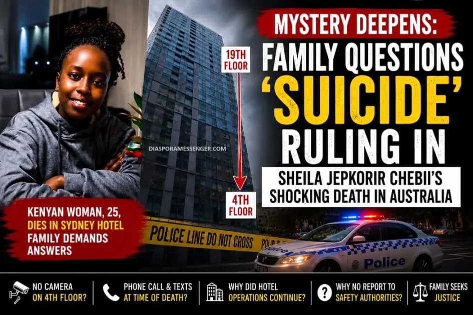 Mystery: Family Questions Suicide in Sheila Chebii’s Death 1 Mystery: Family Questions Suicide in Sheila Chebii’s Death