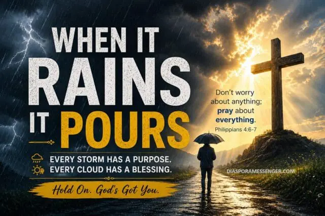 Finding Hope in Life's Storms: When It Rains, It Pours 1 Finding Hope in Life's Storms: When It Rains, It Pours