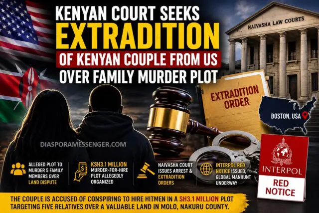 US-Kenyan Couple's Shocking Extradition Over Murder Plot 1 US-Kenyan Couple's Shocking Extradition Over Murder Plot