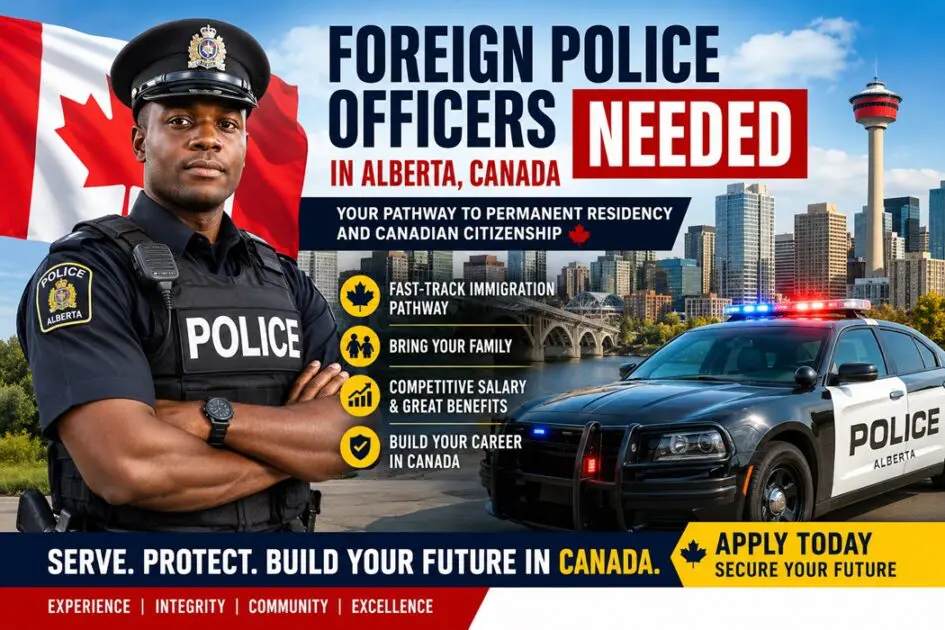 Jobs Alert: Foreign Police Office Needed in Alberta Canada 1 Jobs Alert: Foreign Police Office Needed in Alberta Canada