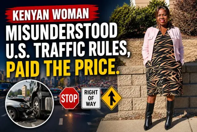 Kenyan Woman's Crash: Misunderstanding U.S. Traffic Rules 1 Kenyan Woman's Crash: Misunderstanding U.S. Traffic Rules