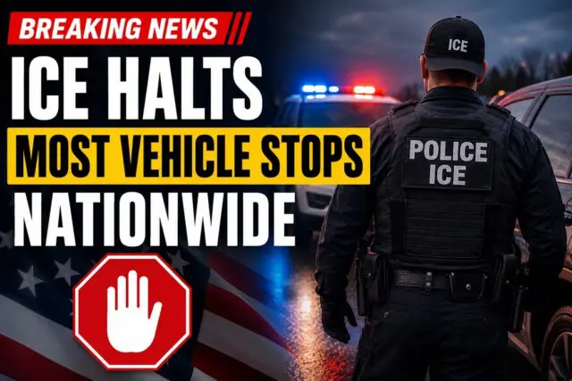 ICE Halts Most Vehicle Stops After Recent Fatal Shootings 1 ICE Halts Most Vehicle Stops After Recent Fatal Shootings