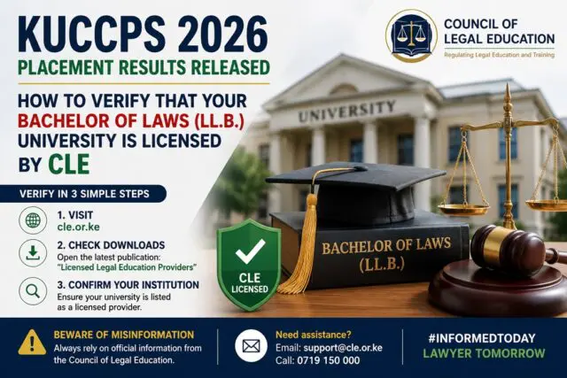 KUCCPS 2026 Placement Results Released: Steps to Verify 1 KUCCPS 2026 Placement Results Released: Steps to Verify