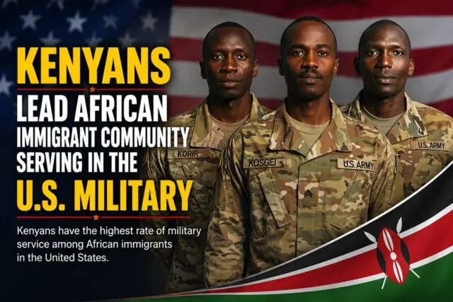 Kenyans Lead African Immigrant Serving in the US Military 1 Kenyans Lead African Immigrant Serving in the US Military