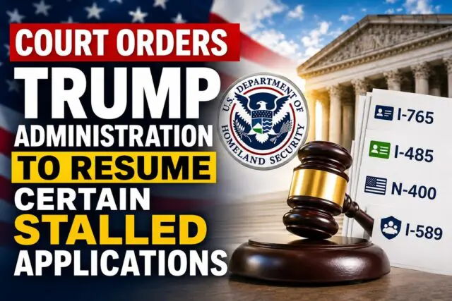 Court Orders USCIS to Resume Frozen Immigration Applications 1 Court Orders USCIS to Resume Frozen Immigration Applications