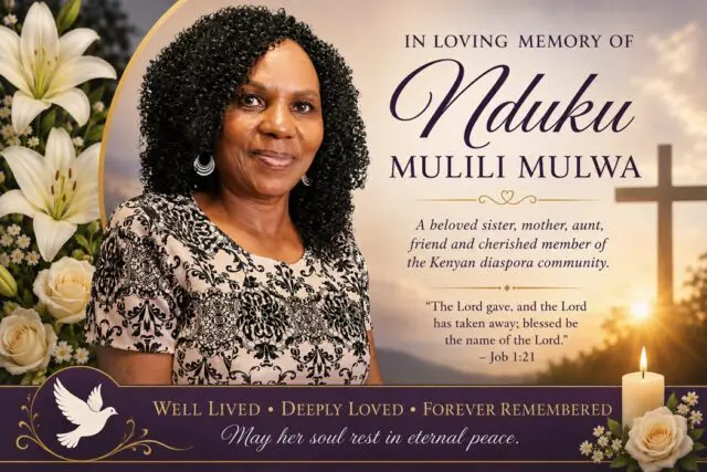 Kenyan Diaspora in Maryland Mourns Nduku Mulili Mulwa's Loss 1 Kenyan Diaspora in Maryland Mourns Nduku Mulili Mulwa's Loss