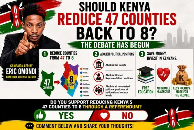 Eric Omondi Champions Kenya's Referendum to Cut Counties 1 Eric Omondi Champions Kenya's Referendum to Cut Counties
