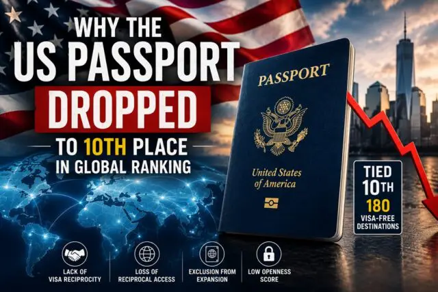 Why the US Passport Dropped to 10th Place in Global Ranking
