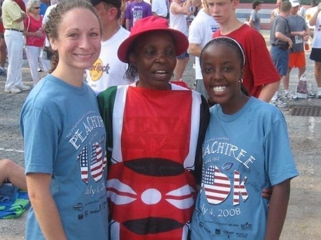 RUNNING IS IN OUR BLOOD: Monica Njeri In Peachtree Race
