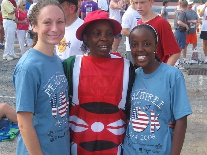 RUNNING IS IN OUR BLOOD: Monica Njeri In Peachtree Race