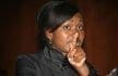 Former KTN presenter Esther Arunga at a past media briefing. Photo/FILE